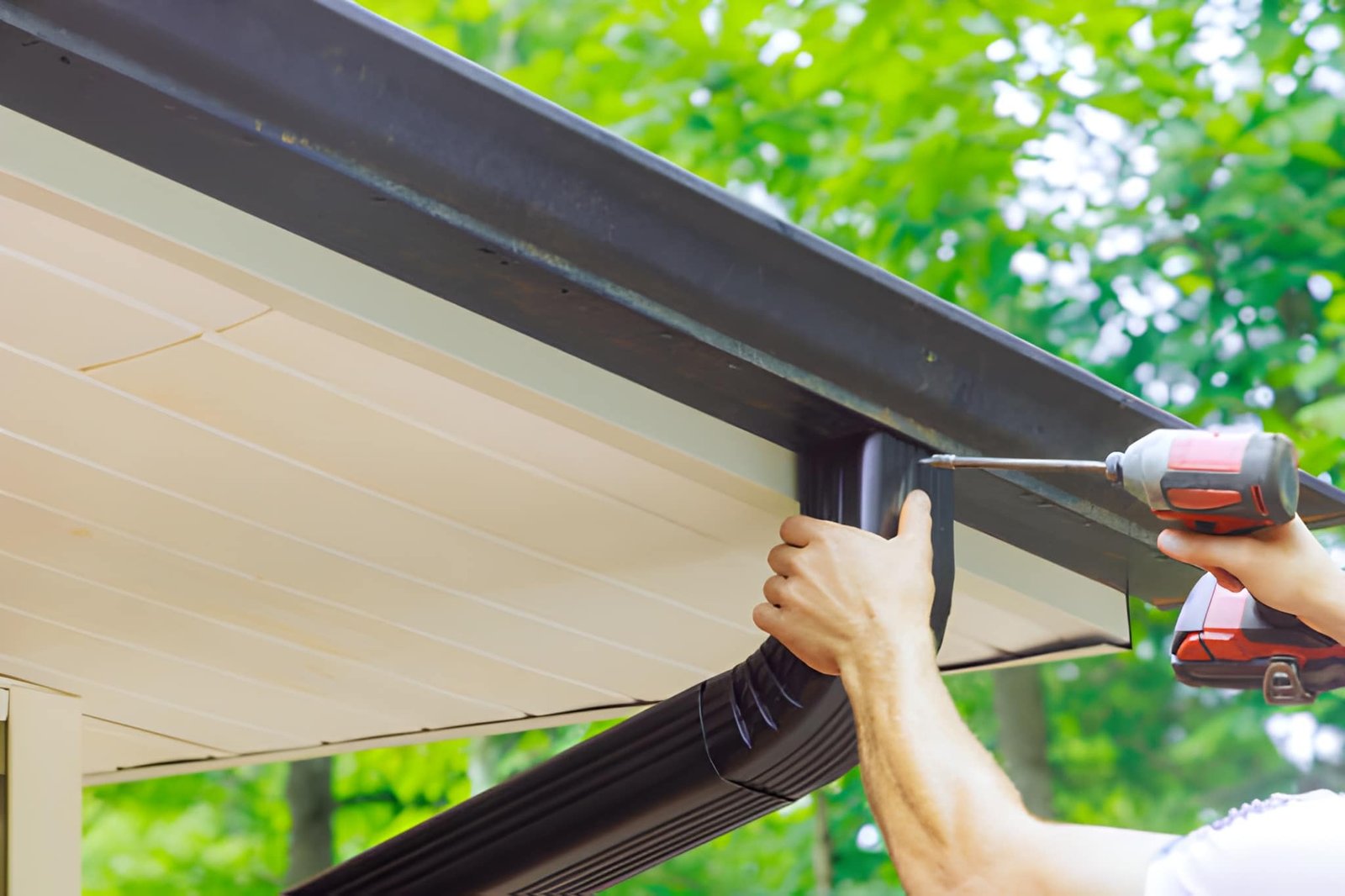 Gutter downspout repair services available